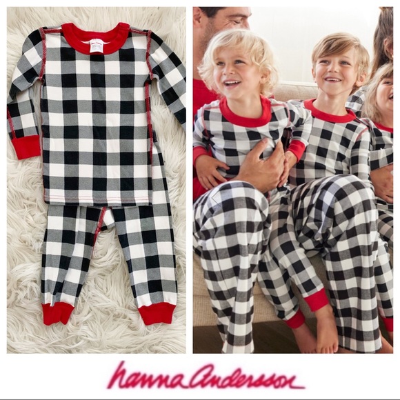 Hanna Andersson Other - Hanna Anderson Buffalo Plaid Holiday Pajamas